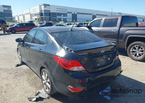 2014 Hyundai Accent Gls из США, поврежденный, VIN KMHCU4AEXEU771385